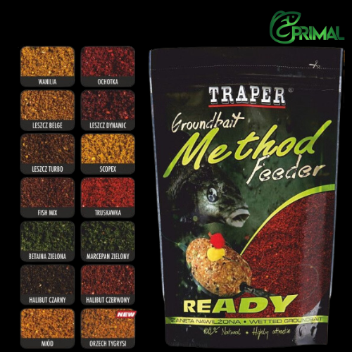 Traper Groundbait Method Feeder Ready 750g - Vanilla